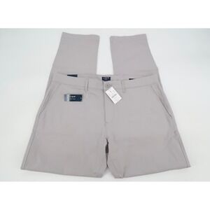 NEW J Crew Mens 34x32 Flex Slim Fit Tech Pants Gray AA712